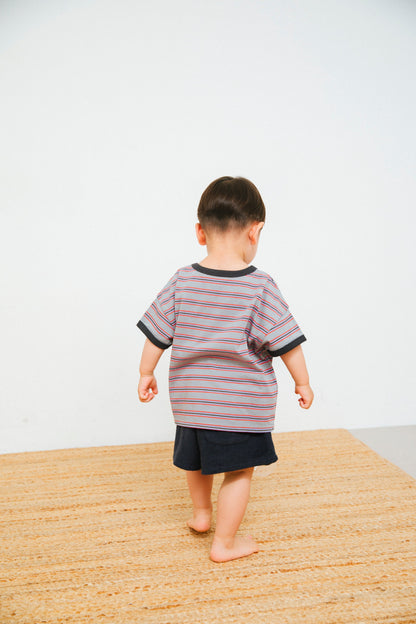 multi border ringer t-shirts