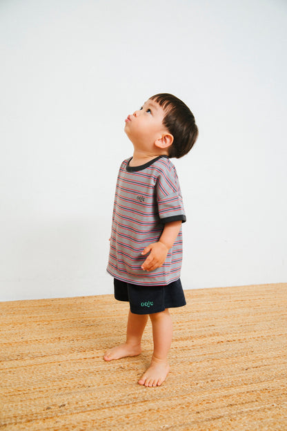 multi border ringer t-shirts