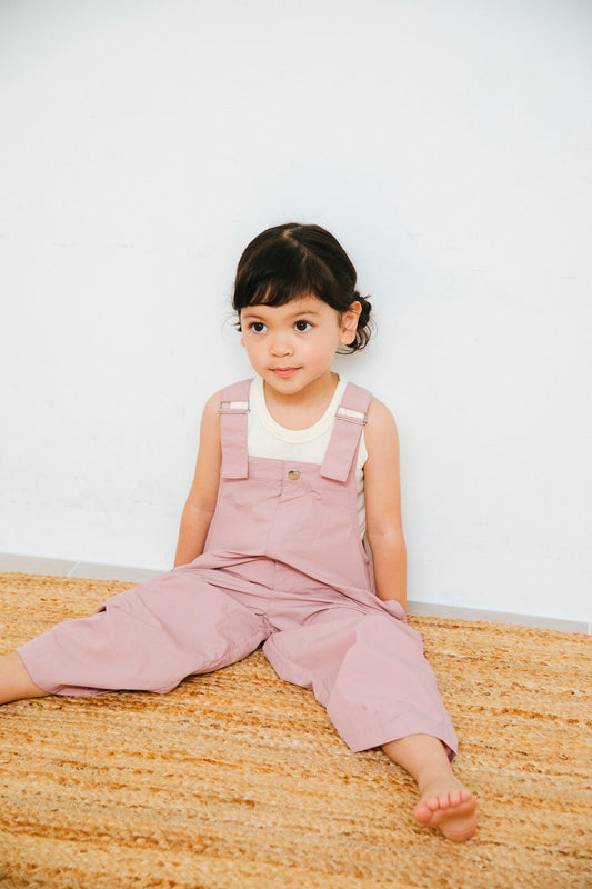 nylon salopette_pink