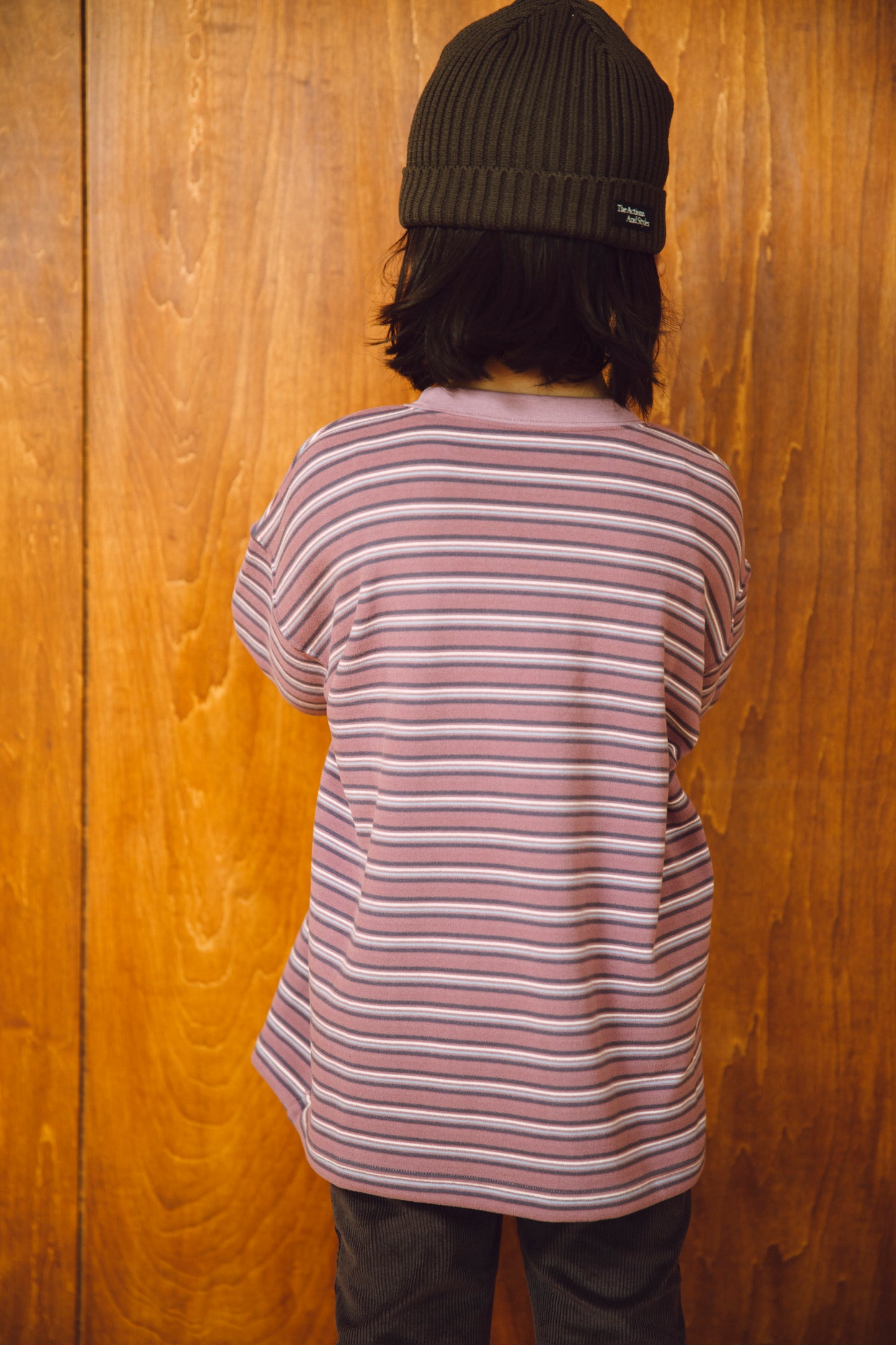 fleece border long t-shirts_lilac