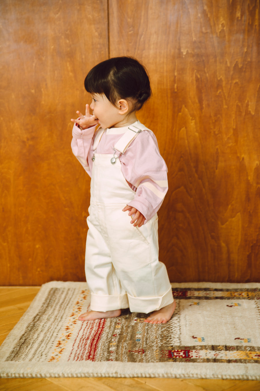 ≪restock≫ denim over all_ivory