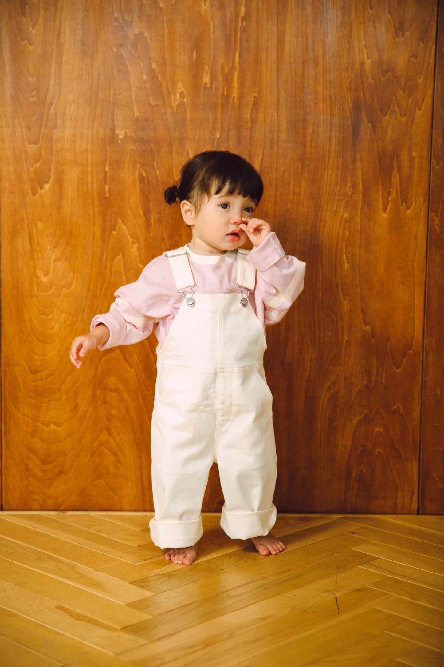 denim over all_ivory