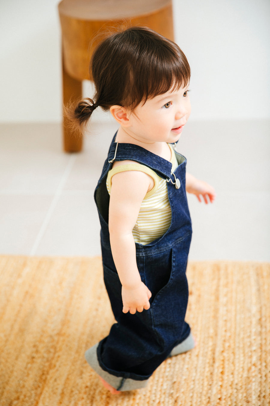 ≪new≫ denim over all_indigo