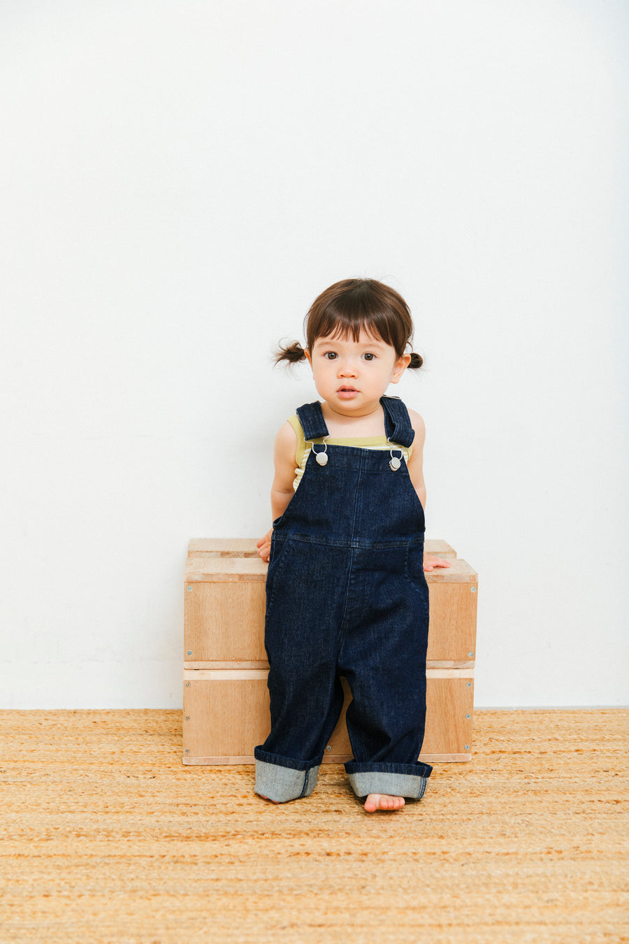 ≪new≫ denim over all_indigo