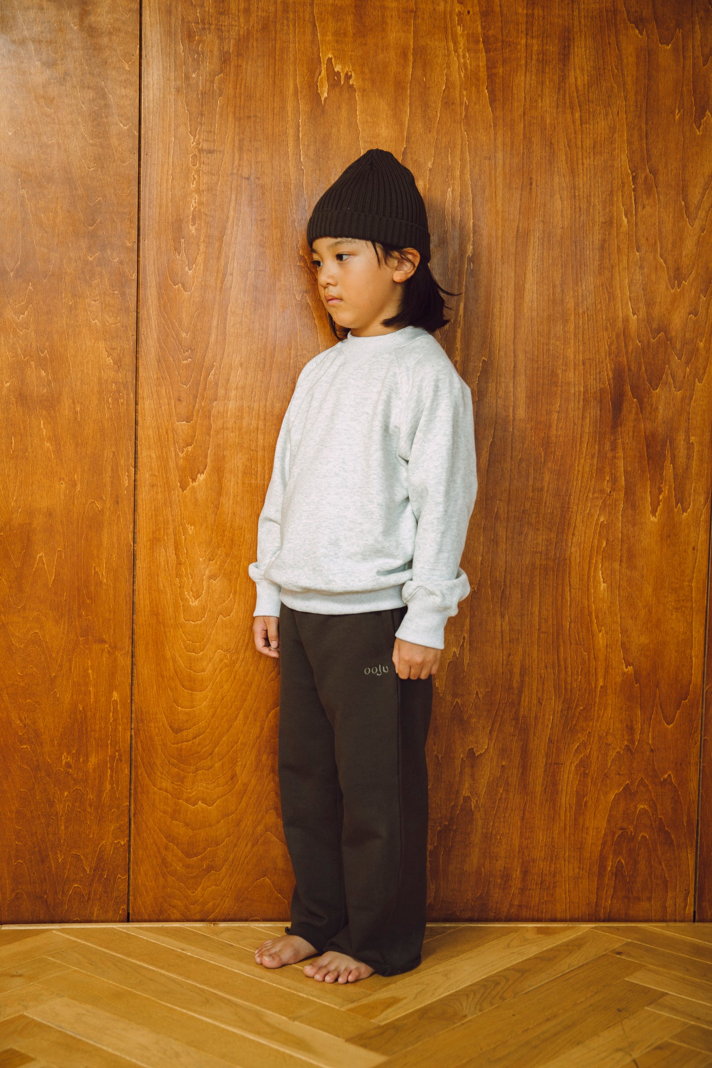 cutoff sweat pants_charcoal