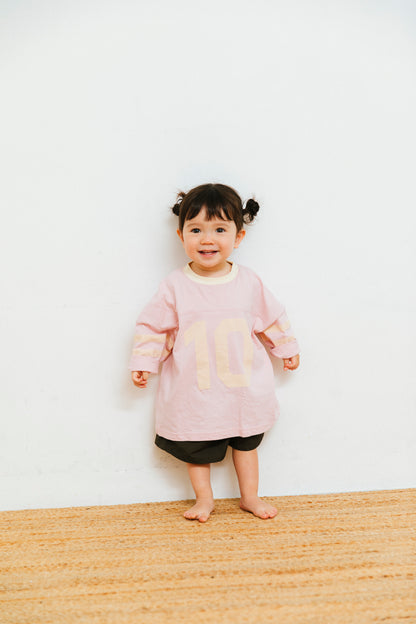 number long T-shirts_pink