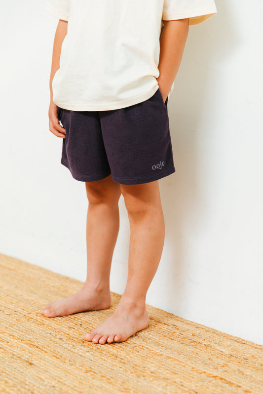 pile shorts_dark purple