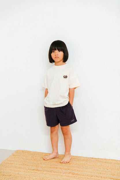 pile shorts_dark purple