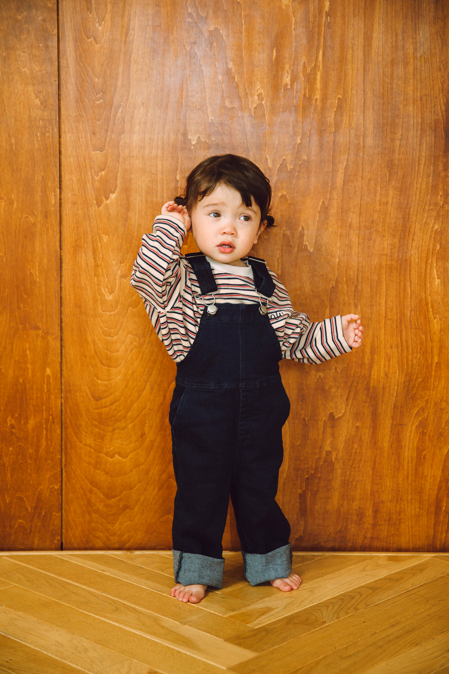 ≪new≫ denim over all_indigo