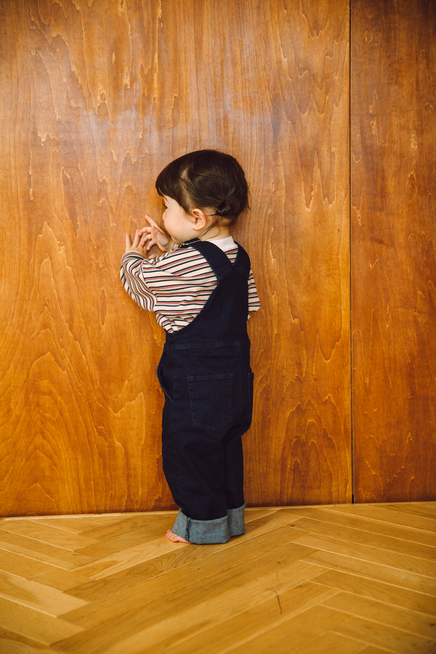 ≪new≫ denim over all_indigo