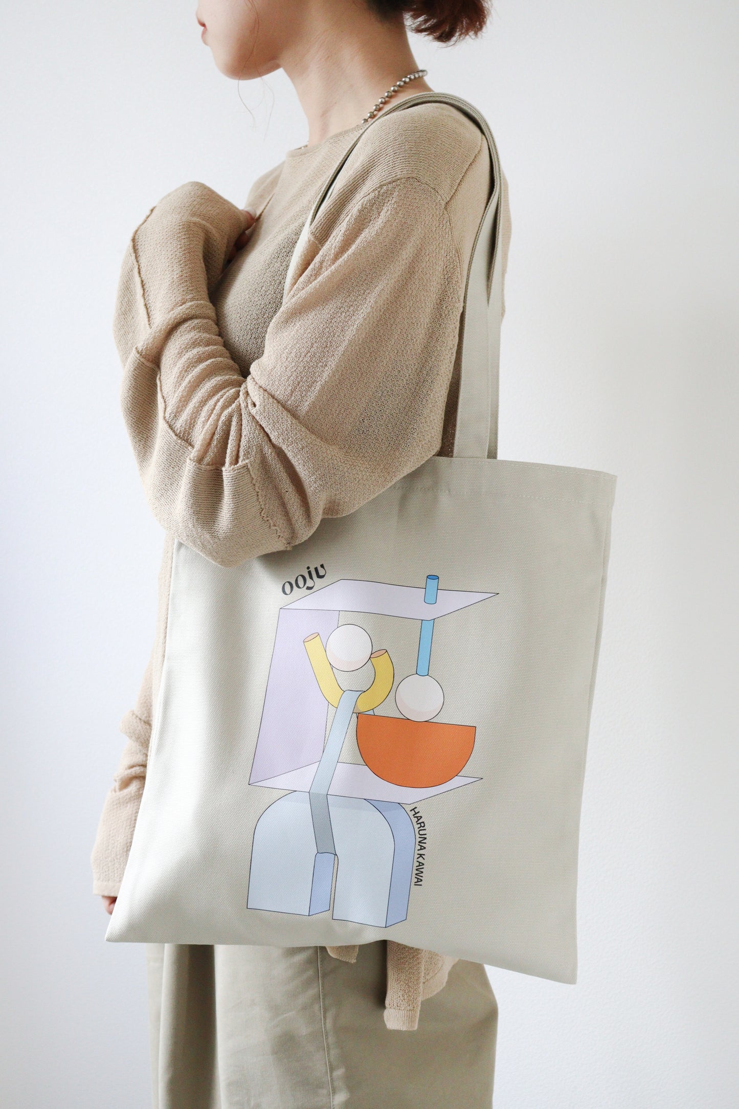 haruna kawai x ooju tote bag