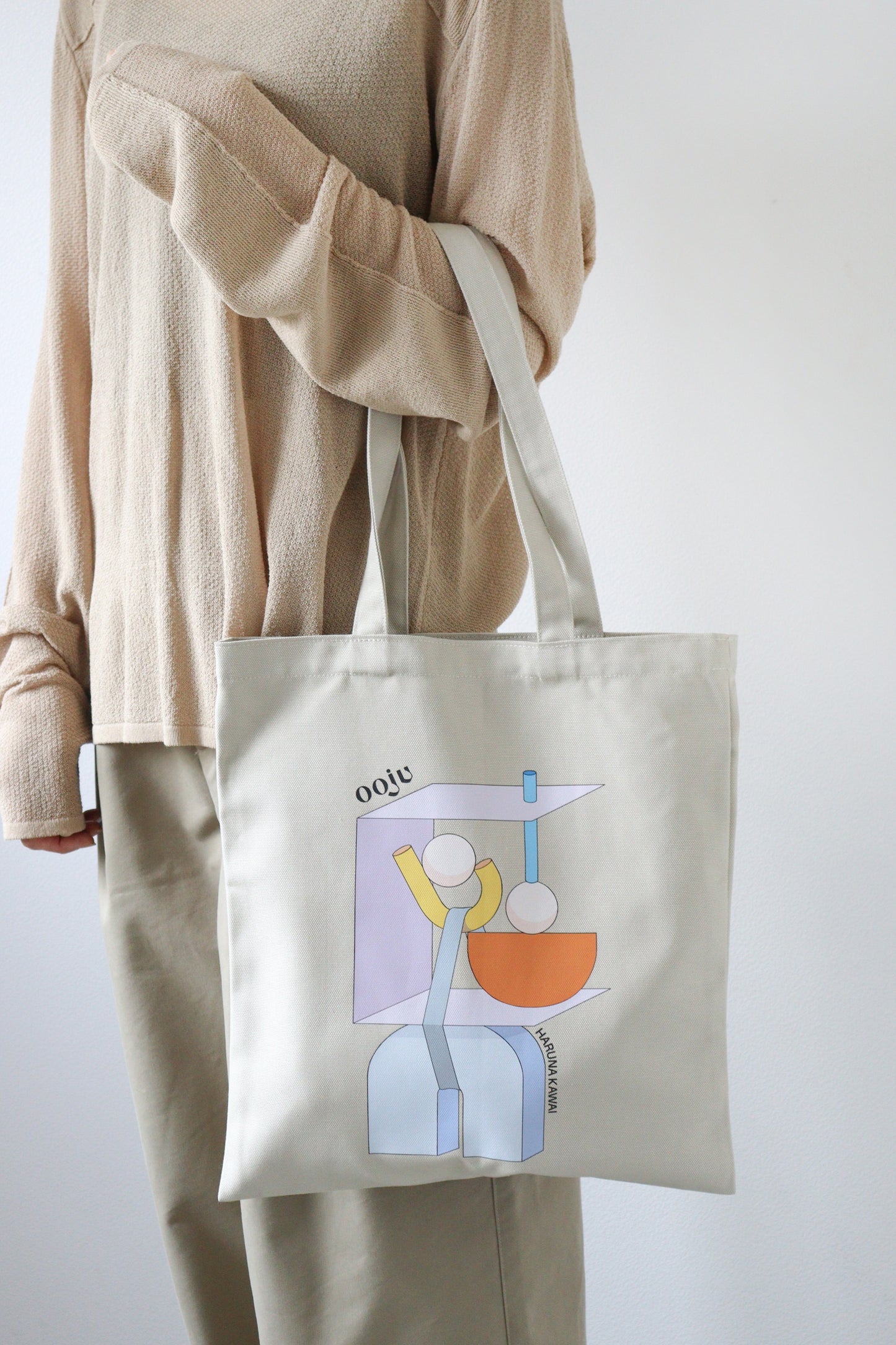 haruna kawai x ooju tote bag