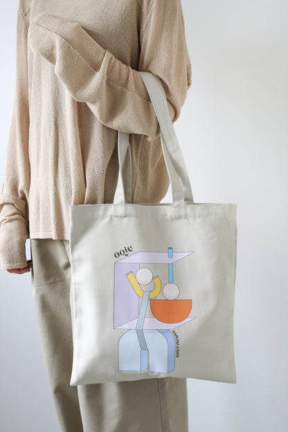 haruna kawai x ooju tote bag