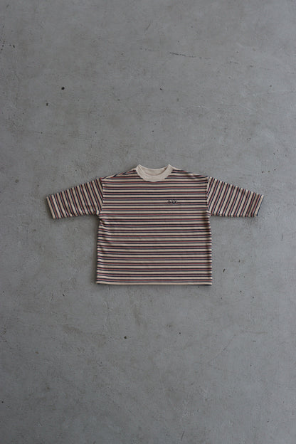 fleece border long t-shirts_ivory