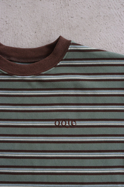 fleece border long t-shirts_green