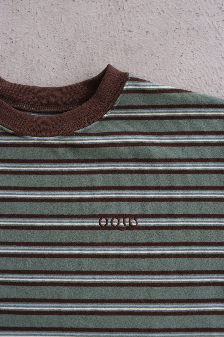 fleece border long t-shirts_green