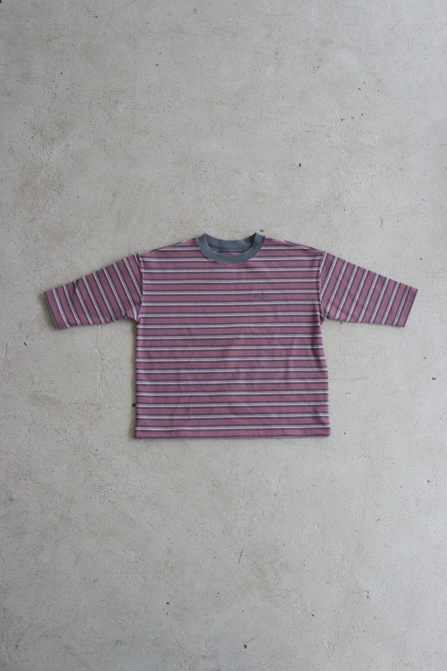 fleece border long t-shirts_lilac