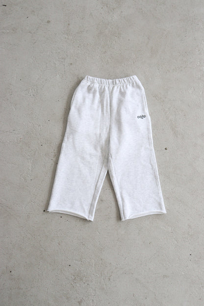 cutoff sweat pants_grey