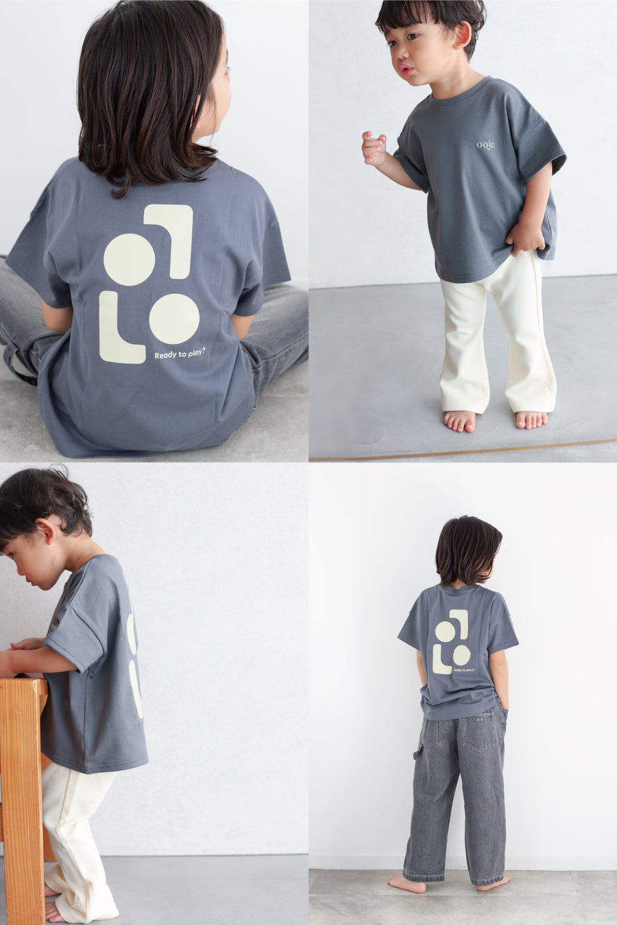 graphic back print T-shirts　《Japan made》