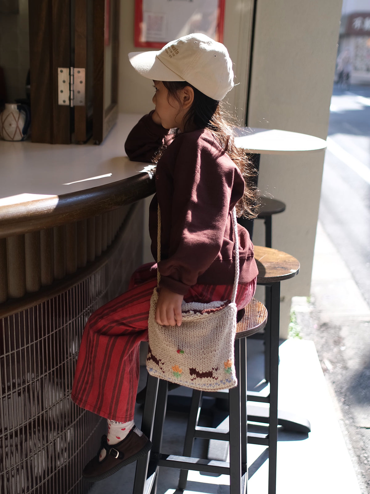 curved sweat shirts — brown