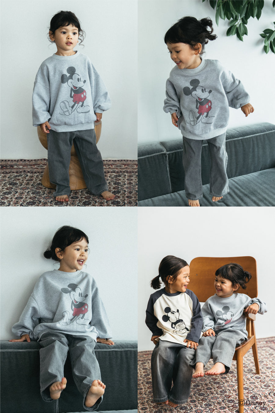 【disney collection】 sweatshirts_grey