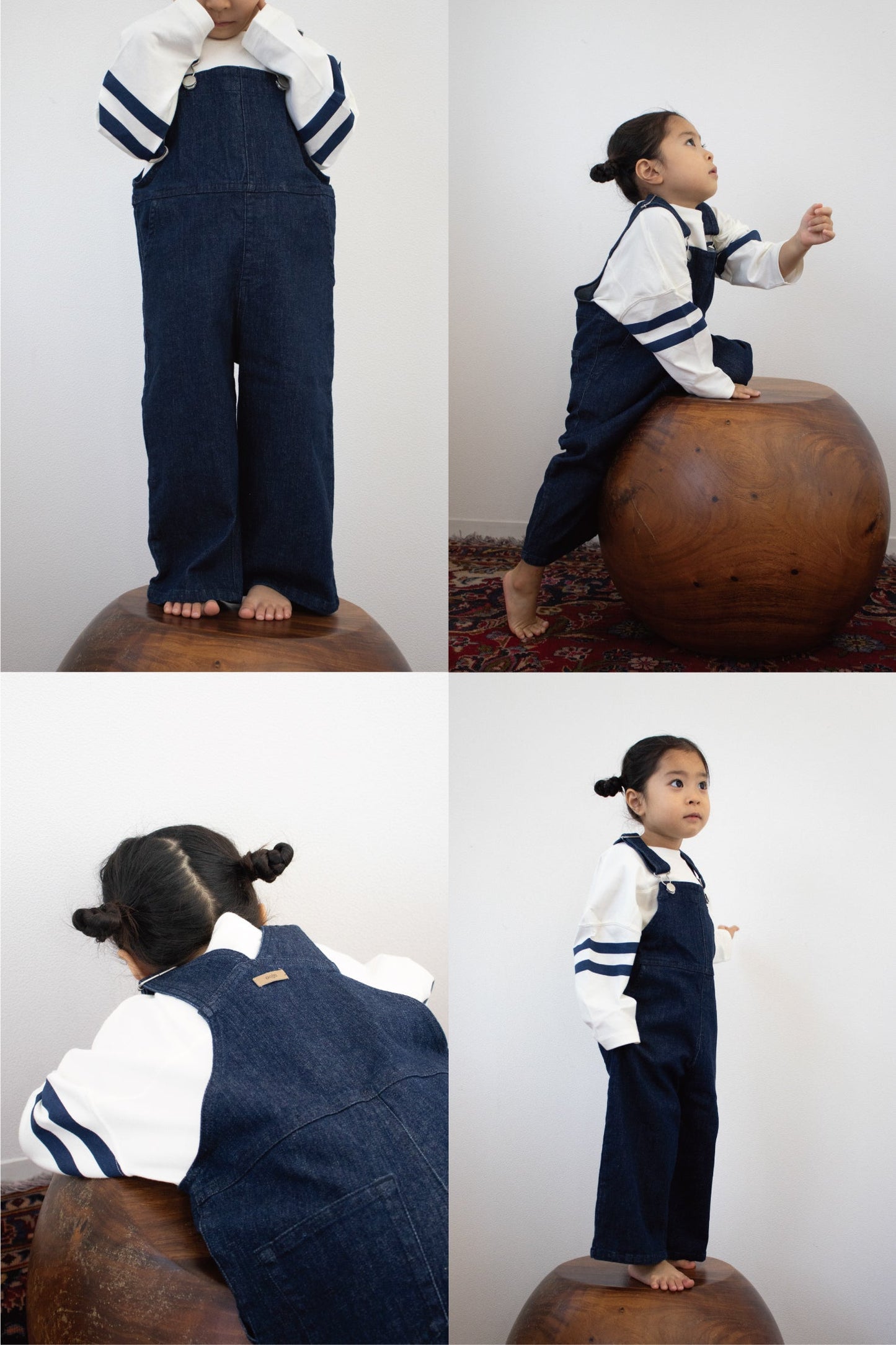 denim over all navy