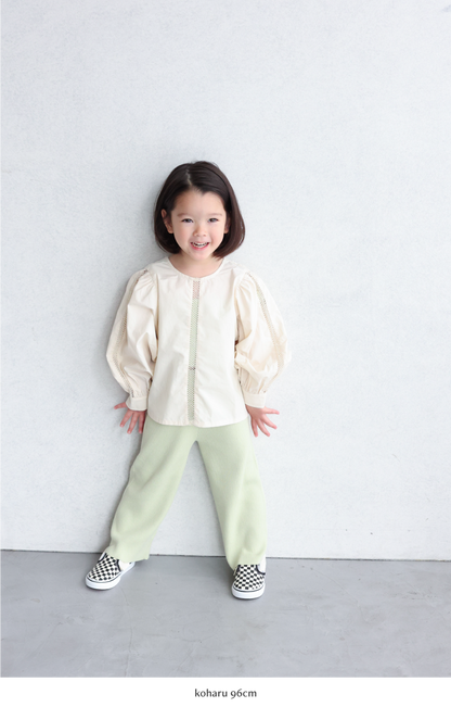 2 way puff blouse