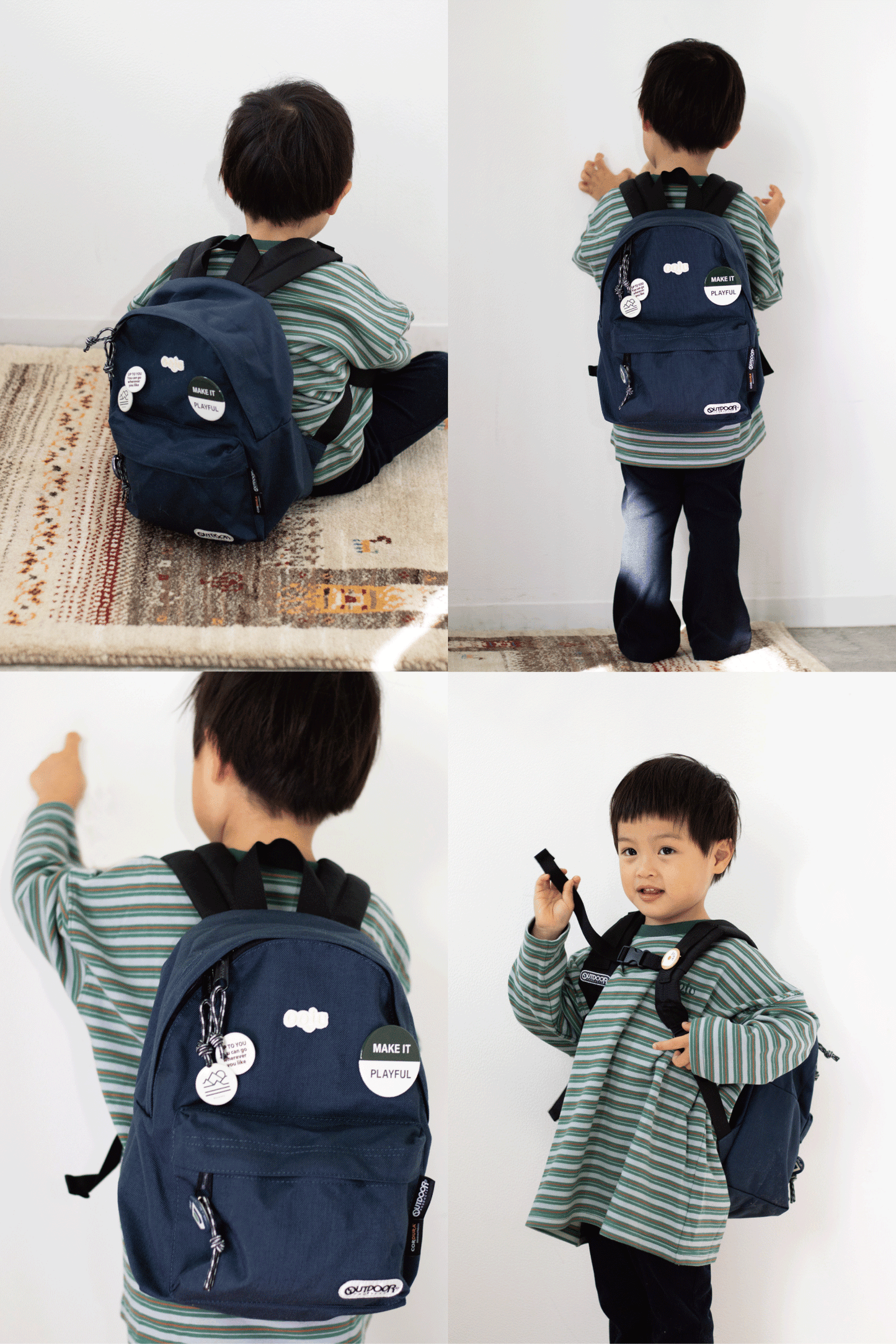 【OUTDOOR PRODUCTS x ooju】back pack_navy