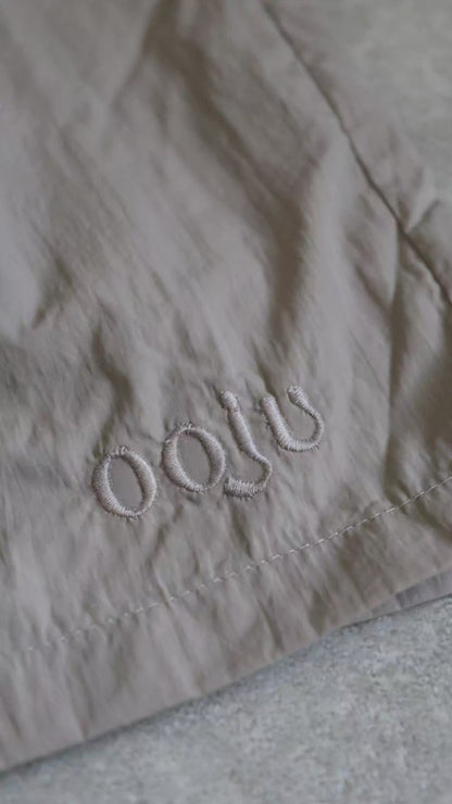 nylon shorts_beige