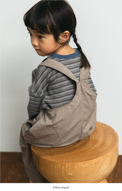 nylon salopetto_beige