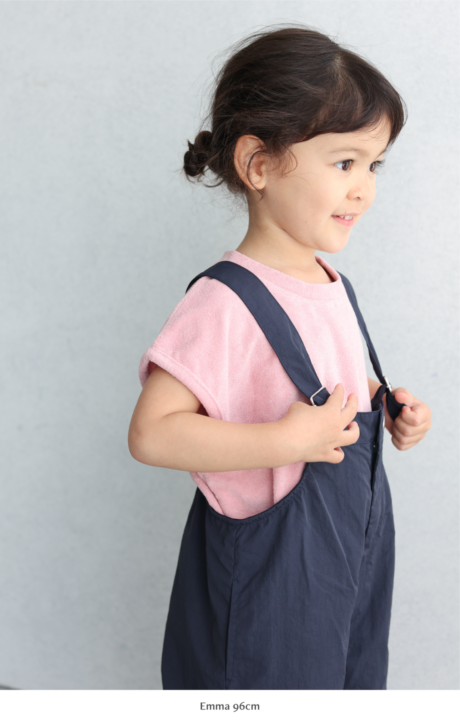 nylon salopette_navy