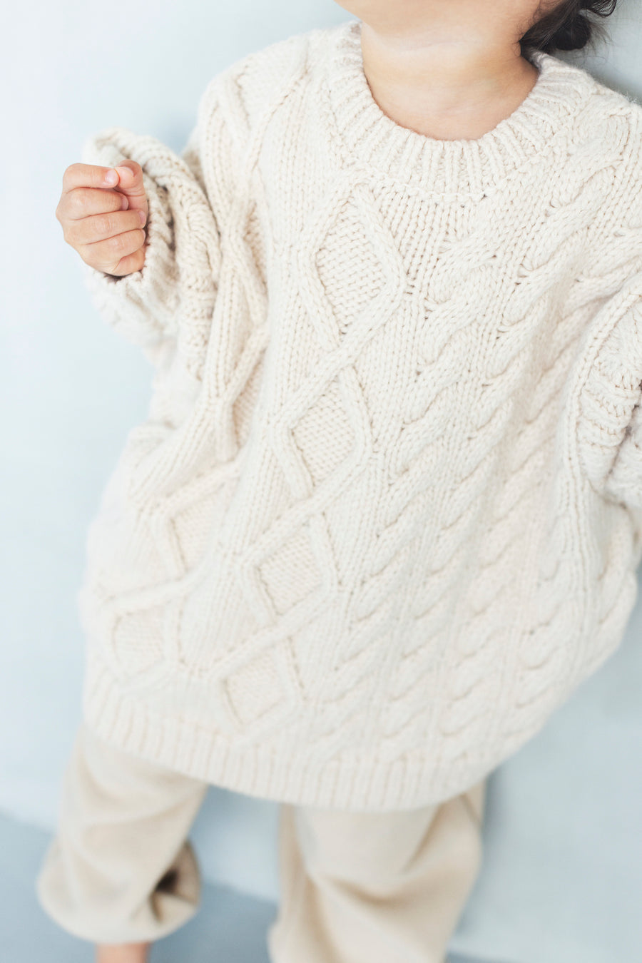 asymmetry knit (for kids)